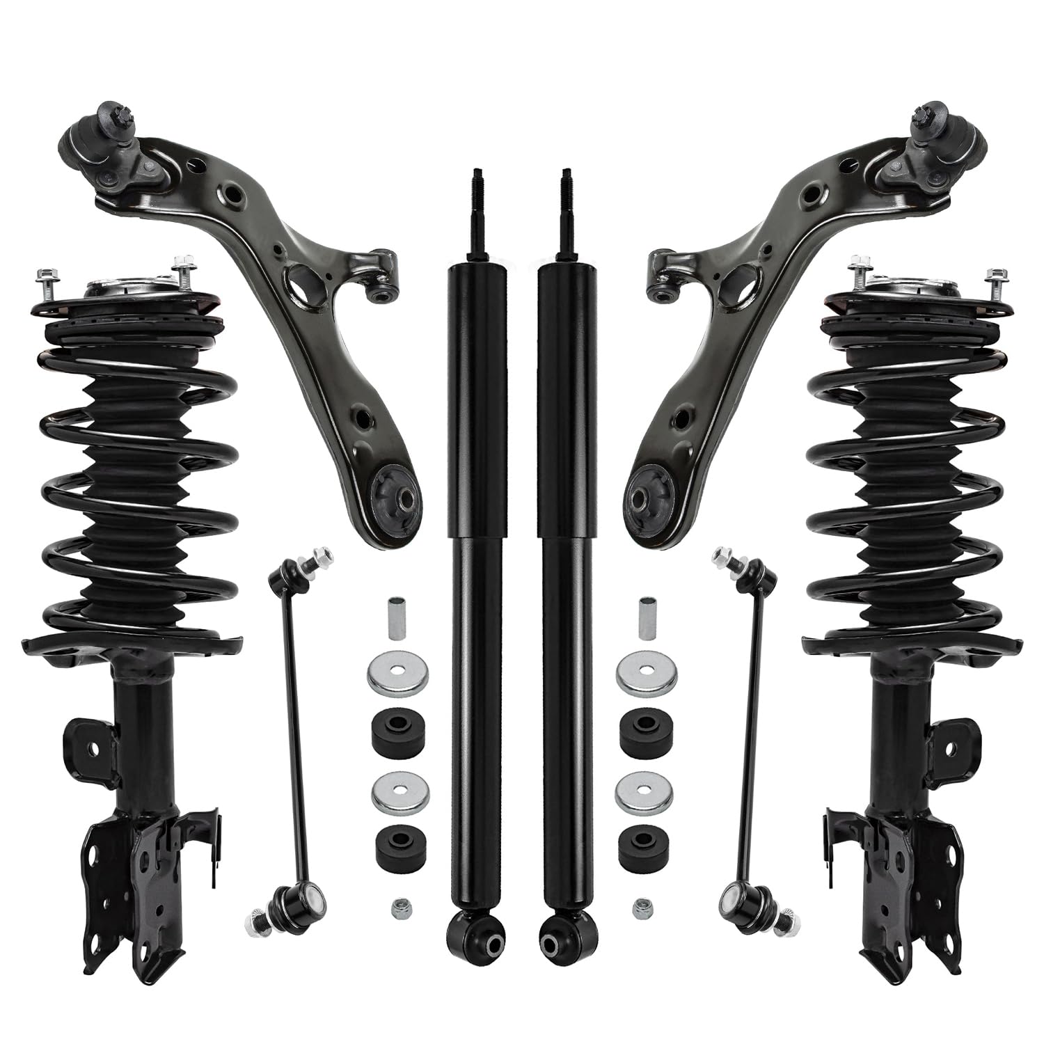Amazon.com: Detroit Axle - Front Struts Kit for 2010-2015 Toyota